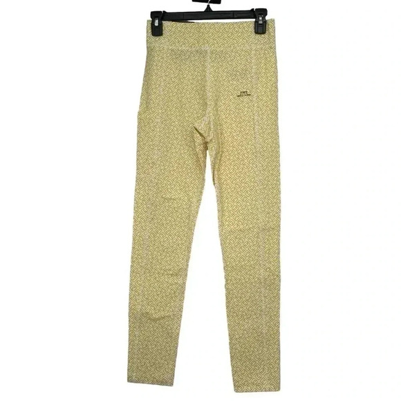 J LINDEBERG LEGGINGS WOMENS SMALL ZENA PRINT WHITE MONOGRAM AWJS07040-A023 - Picture 1 of 15